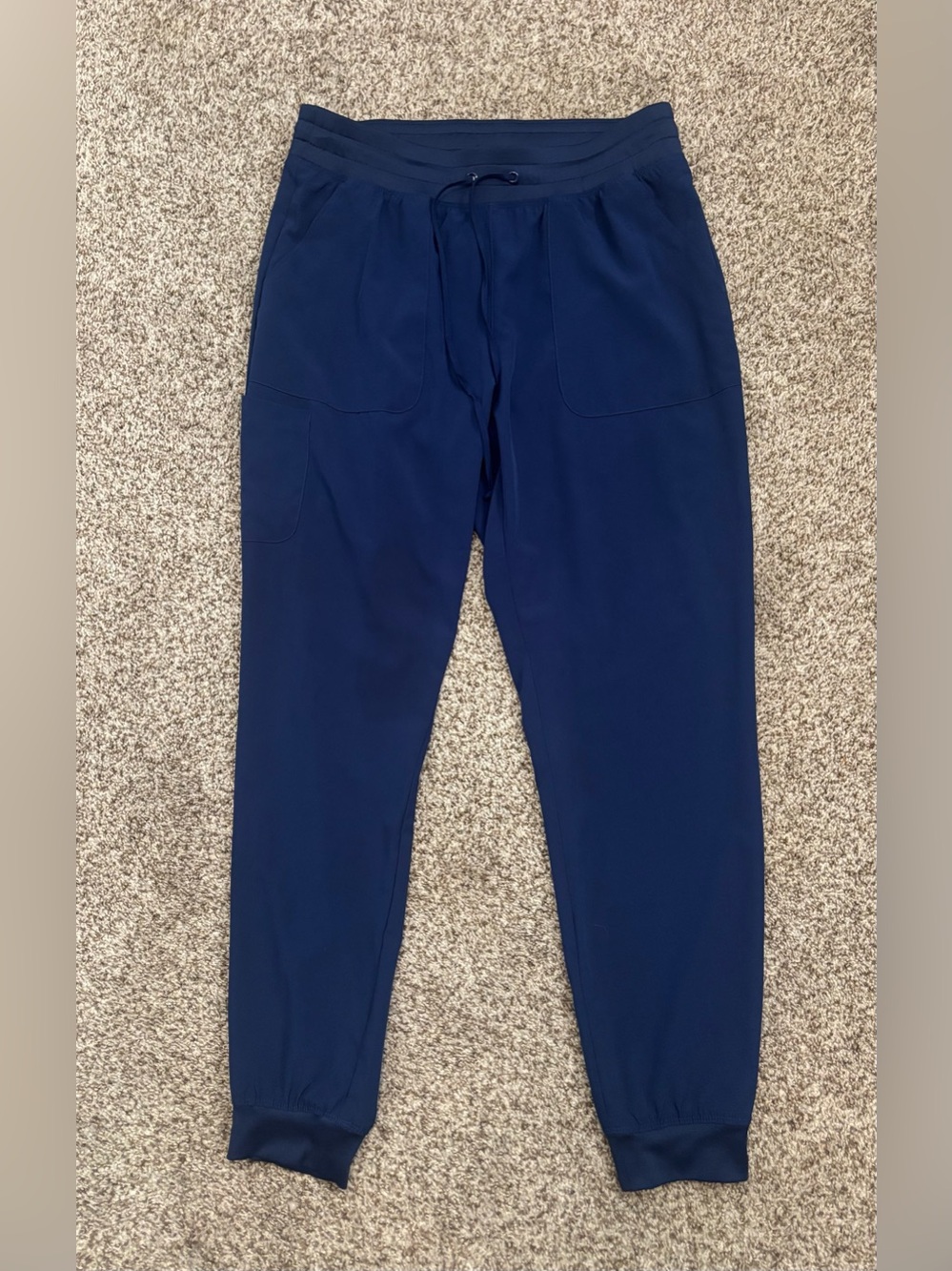 Women's Maevn Navy Scrub Jogger Pants